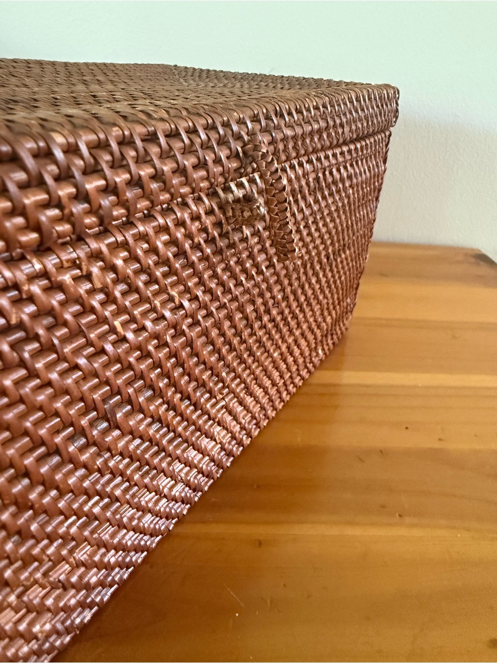 Woven Rattan Storage Box - Picture 5 of 6